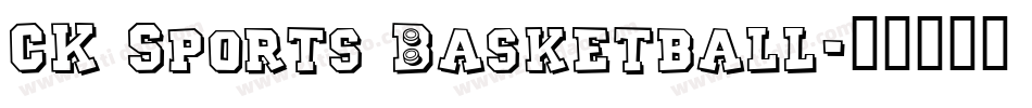 CK Sports Basketball字体转换